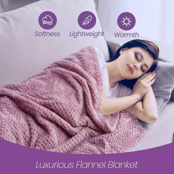 ANLEMIN Birthday Gifts for Women, Relaxation Gift Basket with Luxurious Flannel Blanket, Get Well Soon Gifts, Christmas Gifts for Women, Mom, Wife, Girlfriend, Friends - Image 5