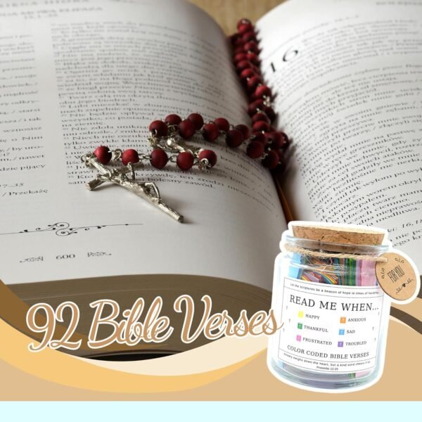 Bible Verse Jar, Christian Gifts For Women, Christmas Gifts For Women, Bible Jar, Bible Accessories Women, Prayer Jar, Religious Gifts For Women,Christmas Gift For Mom, Christmas Gifts 2024 - Image 4