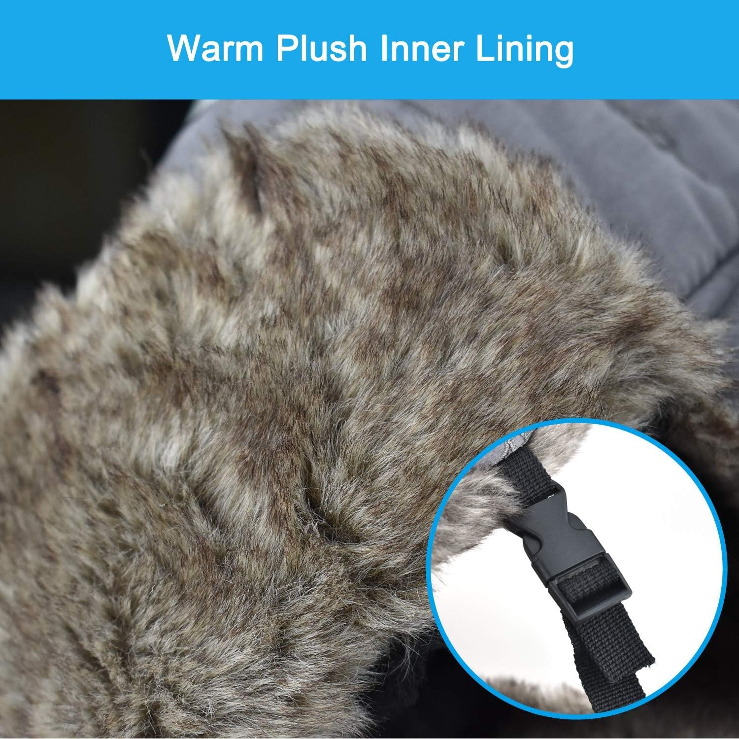 BROTOU Trapper Hat, Winter Warm Trooper Hats with Ear Flaps and Mask, Winter Hat for Men/Women, Fur Lined Ushanka Hat - Image 6
