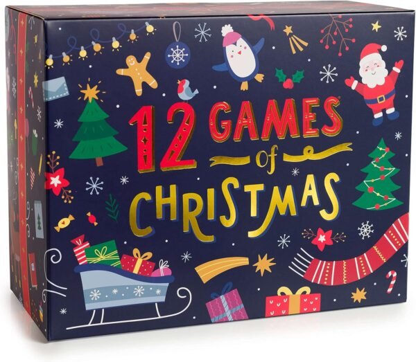 12 Games of Christmas - 12 Hilarious Holiday Games [Family Party Games Pack for Kids, Teens & Adults] - by Beat That! Game - Image 2