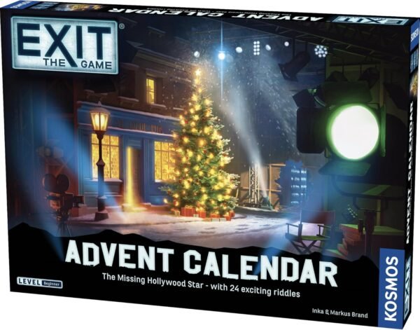 EXIT: The Game - Advent Calendar - The Missing Hollywood Star | Christmas | Calendar | Advent | Mystery Game | Family Activity | Ages 10+ - Image 2