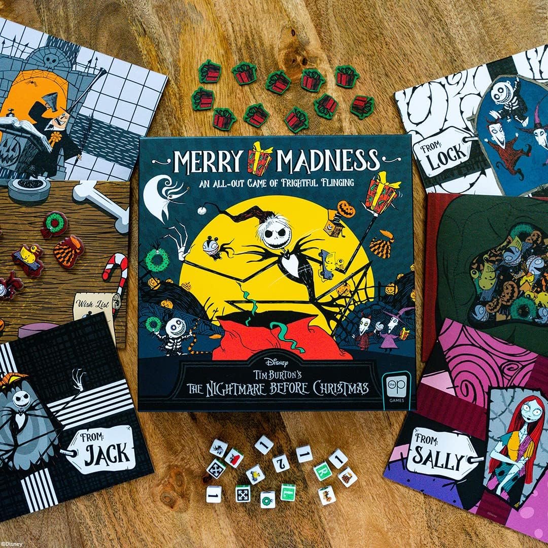 Disney Tim Burton’s The Nightmare Before Christmas Merry Madness | Quick-Rolling Family Dice Game | Great Kids & Family Board Game | Officially-Licensed Merchandise - Image 5