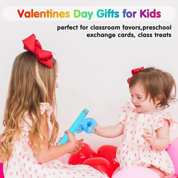 24 Pcs Light up Party Favors for Kids 4-8-12, Glow Sticks Pop Tubes Pack, Light up Toys Glow Party Supplies, Christmas Party Favors Birthday Gifts for Kids Classroom Treasure Box Prizes - Image 8