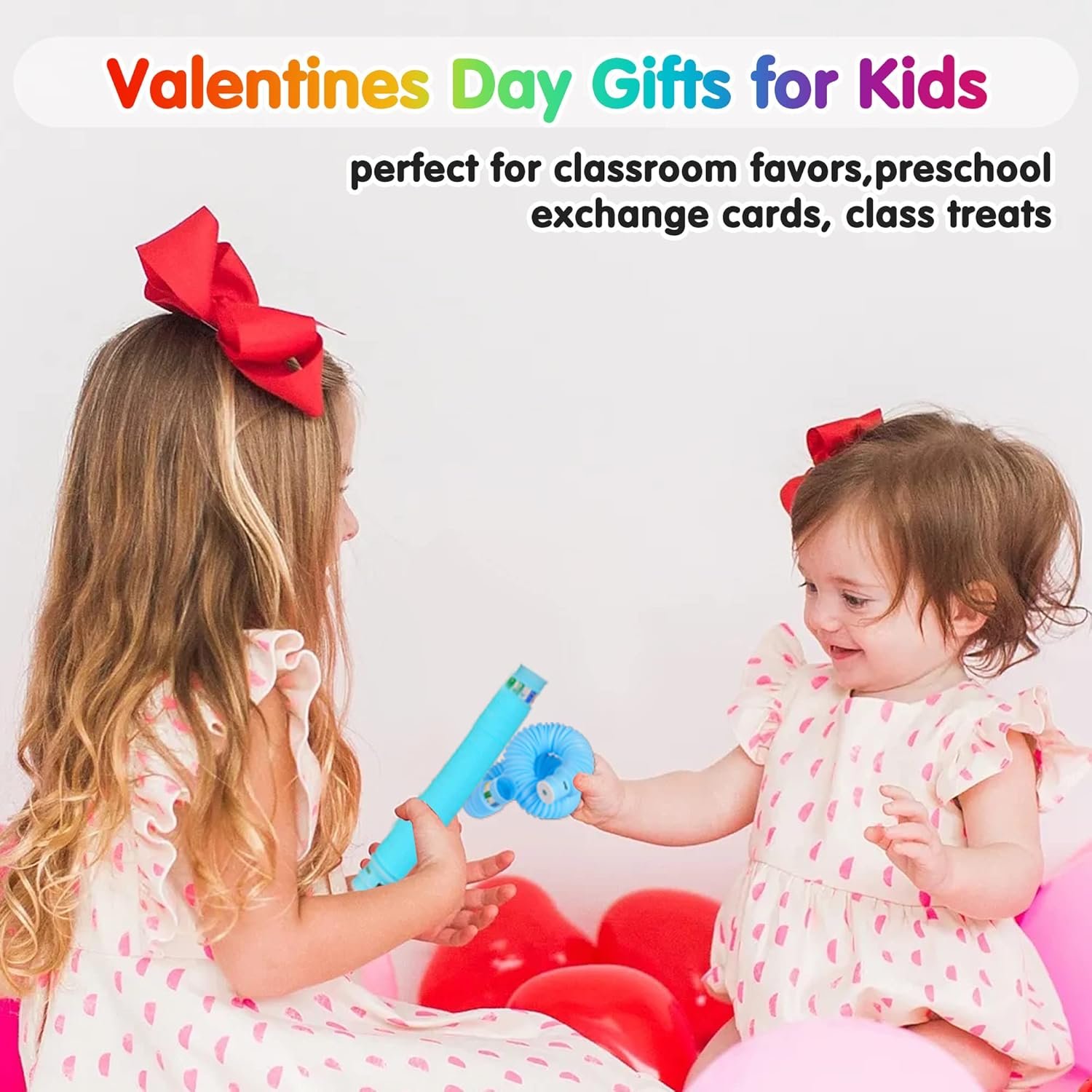24 Pcs Light up Party Favors for Kids 4-8-12, Glow Sticks Pop Tubes Pack, Light up Toys Glow Party Supplies, Christmas Party Favors Birthday Gifts for Kids Classroom Treasure Box Prizes - Image 8