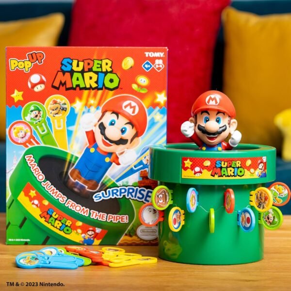TOMY Pop Up Super Mario Kids Game - Super Mario Toys and Family Games for Game Night for Kids - Christmas Games and Ideas Board Games for Kids Ages 4 and Up - Image 8