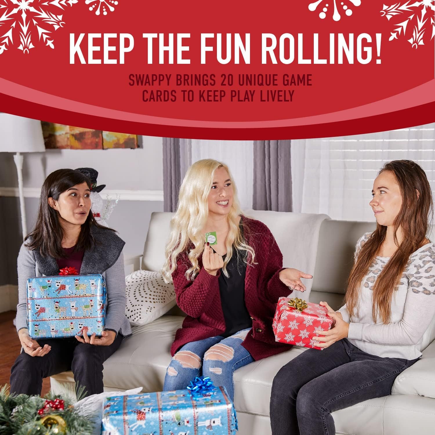 Squirrel Products White Elephant Party Kit Swappy The Christmas Party Game The Most Fun You Can Have Exchanging Useless Gifts for The Holidays - Image 6