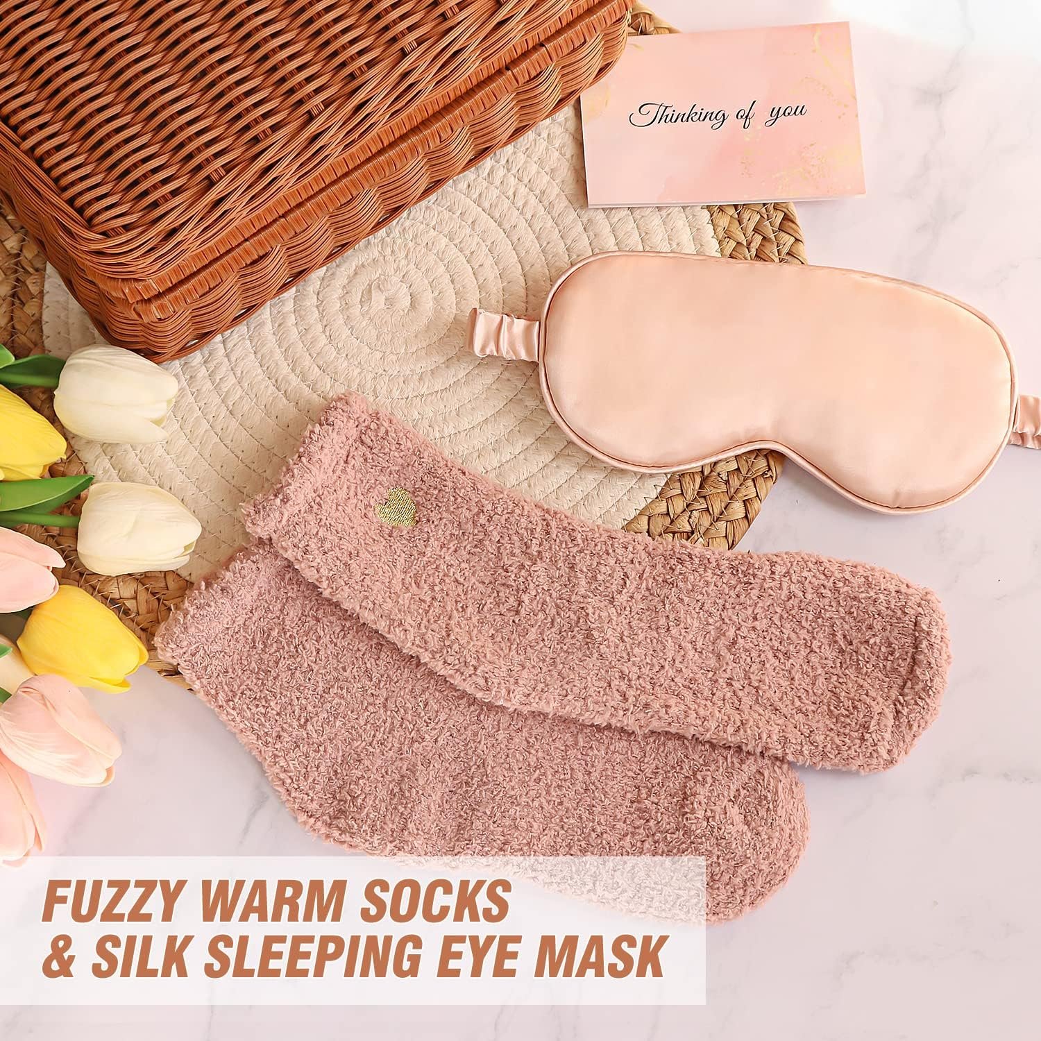 Birthday Gifts for Women, Self Care Gifts for Women, Gifts for Mom, Get Well Soon Care Package with Luxury Flannel Blanket, Christmas Relaxing Spa Box - Image 7