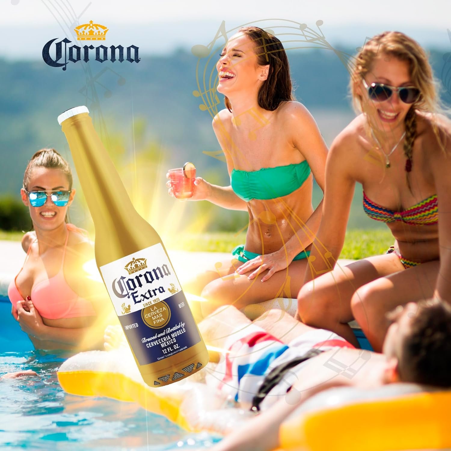 Corona Beer Bottle Bluetooth Beer Bottle Speaker Bluetooth Bottle Speaker Portable Wireless Speaker Portable Travel Stereo Speaker for Outdoor and Indoor Activities - Image 10