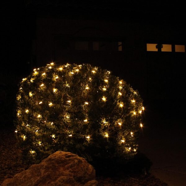 Joiedomi 150 LED Christmas Net Lights for Indoor & Outdoor Decorations, Christmas Events, Christmas Eve Night Decor, Christmas Tree, Bushes (Warm White) - Image 3