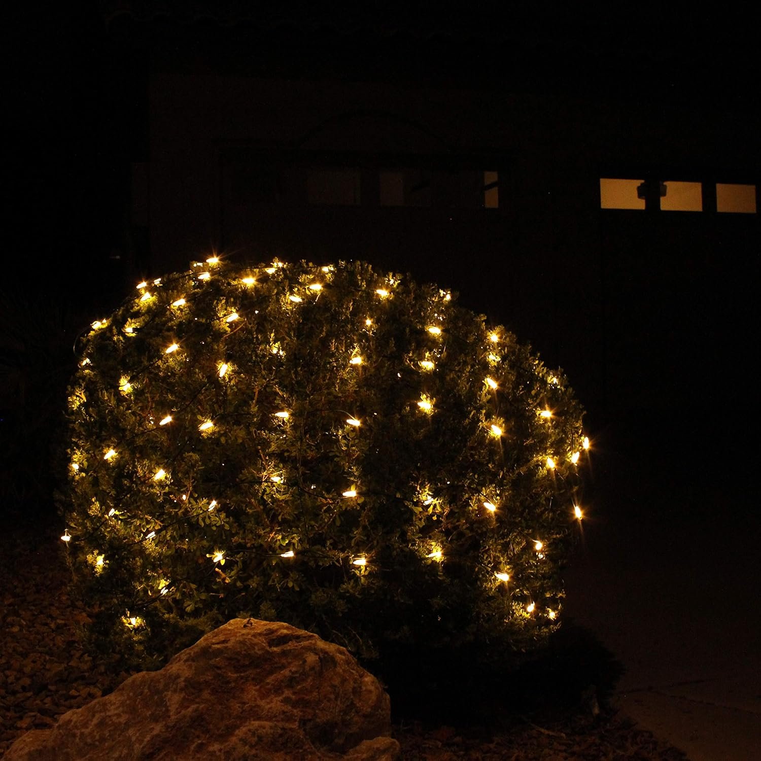 Joiedomi 150 LED Christmas Net Lights for Indoor & Outdoor Decorations, Christmas Events, Christmas Eve Night Decor, Christmas Tree, Bushes (Warm White) - Image 3