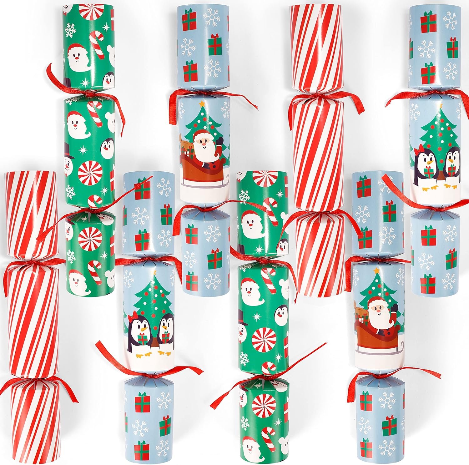 JOYIN 8 Pack Christmas Party Favor Non-Snap Christmas Party Table Favors with Holiday Party Favor Supplies for Kids and Adults, Christmas Parties, Dinners and Holidays - Image 9