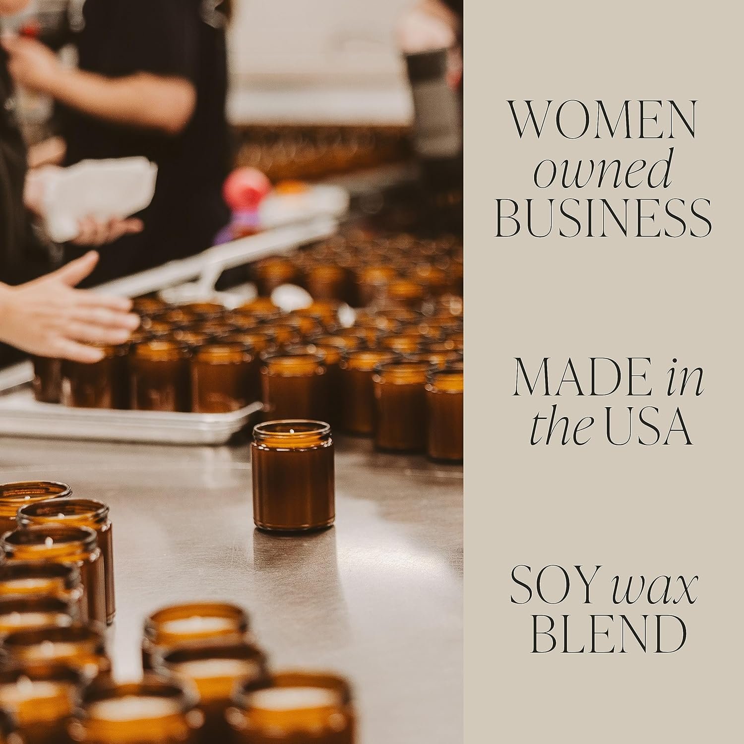 Sweet Water Decor Cozy Season Soy Candles - Fall Candles with Woods, Warm Spice, and Citrus Scent for Home Decor - Soy Candle with 40 Hours Burn Time - 9Oz Black Lid Amber Jar Candles Fall Scents - Image 6