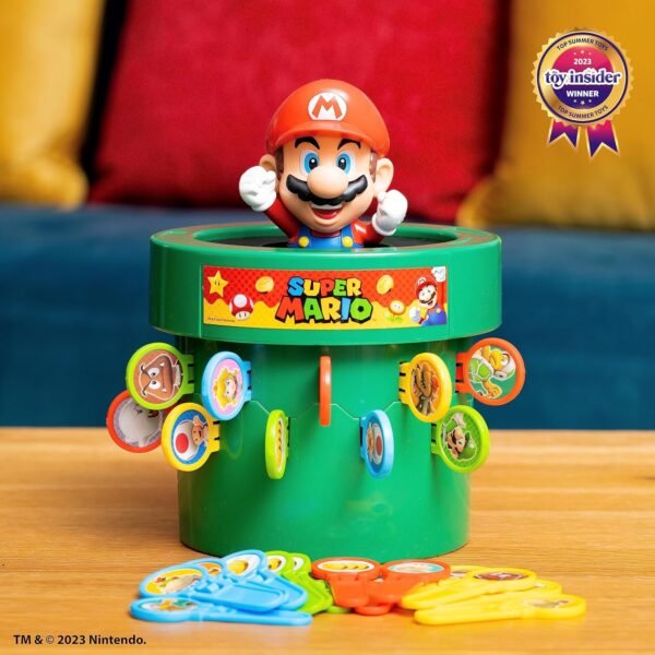 TOMY Pop Up Super Mario Kids Game - Super Mario Toys and Family Games for Game Night for Kids - Christmas Games and Ideas Board Games for Kids Ages 4 and Up - Image 3