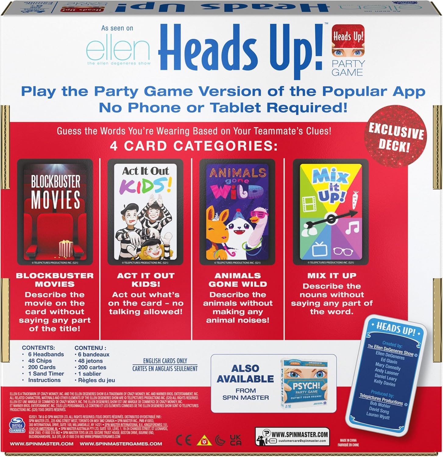 Spin Master Games, Head’s Up! Party Game 4th Edition, Viral Word Guessing Board Game, Family Game Night, Christmas Gifts for Kids, for Ages 8+ - Image 8