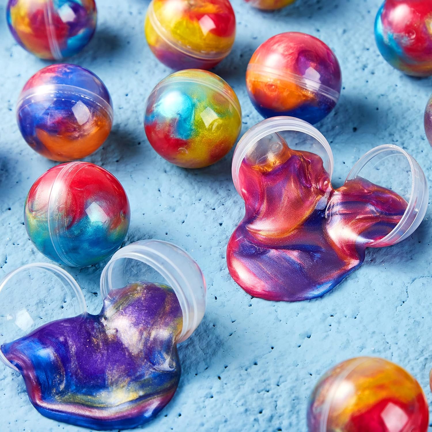 JOYIN Slime Ball Party Favors - 24 Pack Stretchy, Non-Sticky, Mess-Free Slime for Stress Relief - Safe for Girls and Boys - Classroom Rewards and Christmas Party Supplies - Image 9