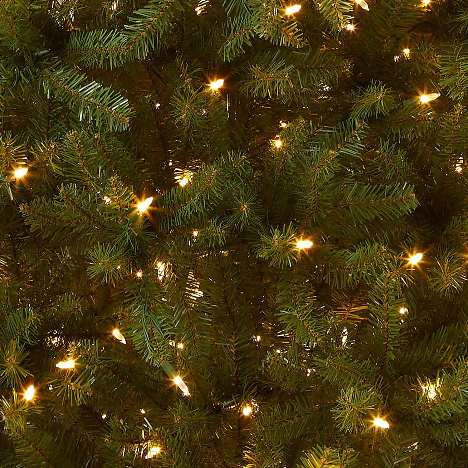 National Tree Company Pre-Lit Artificial Full Christmas Tree, Green, Dunhill Fir, Dual Color LED Lights, Includes Stand, 7.5 Feet, Dual Colored Lights - Image 3