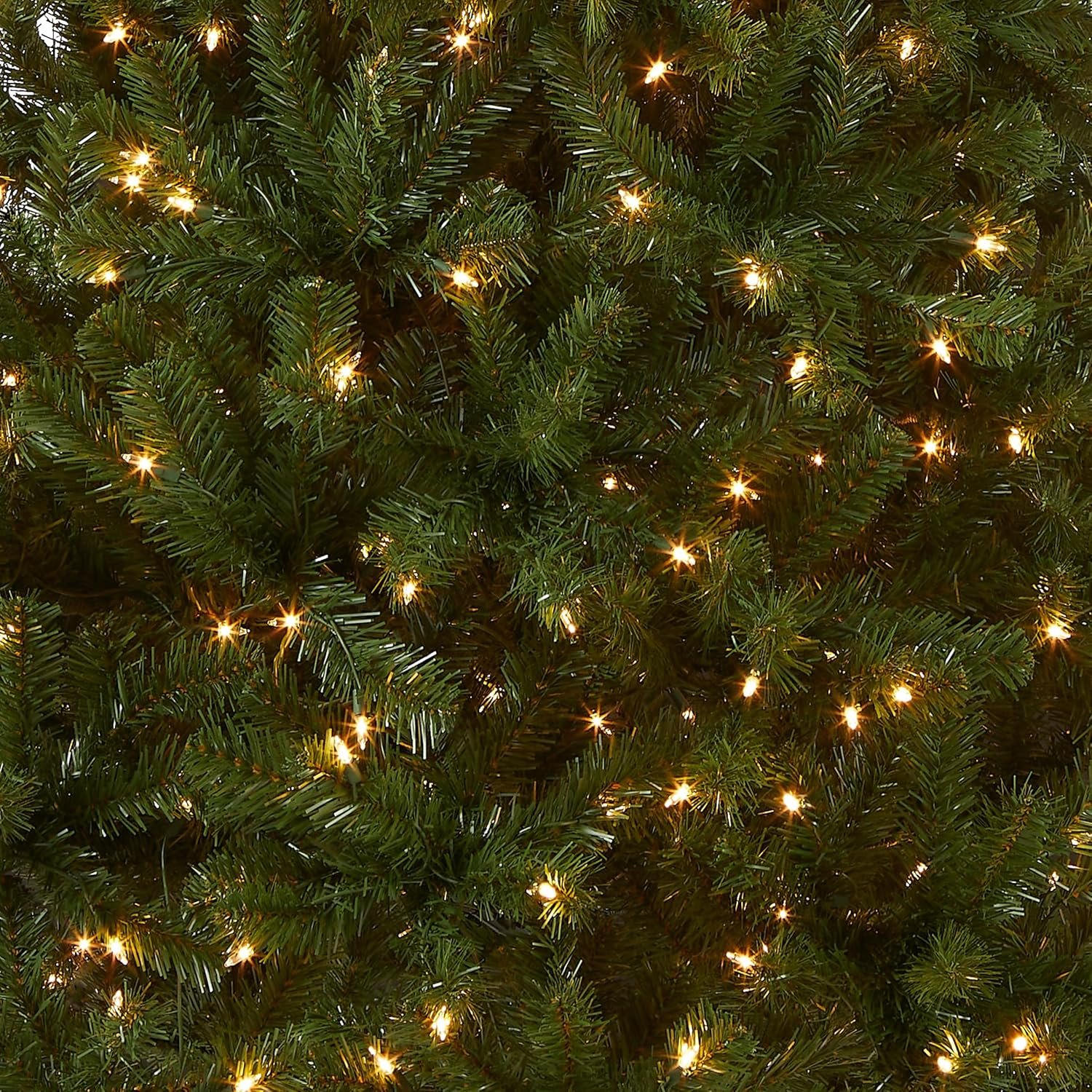 National Tree Company Pre-Lit Artificial Christmas Tree, Green, North Valley Spruce, White Lights, Includes Stand, 7 Feet - Image 3