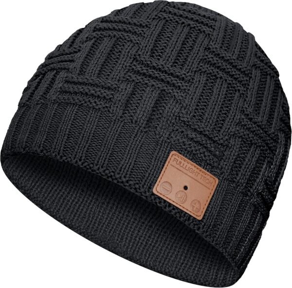 Bluetooth Beanie,Wireless Headphones Hat Unique Christmas Tech Gifts for Men Women Him Adults Teen Girls Boys Men's Visors - Image 2