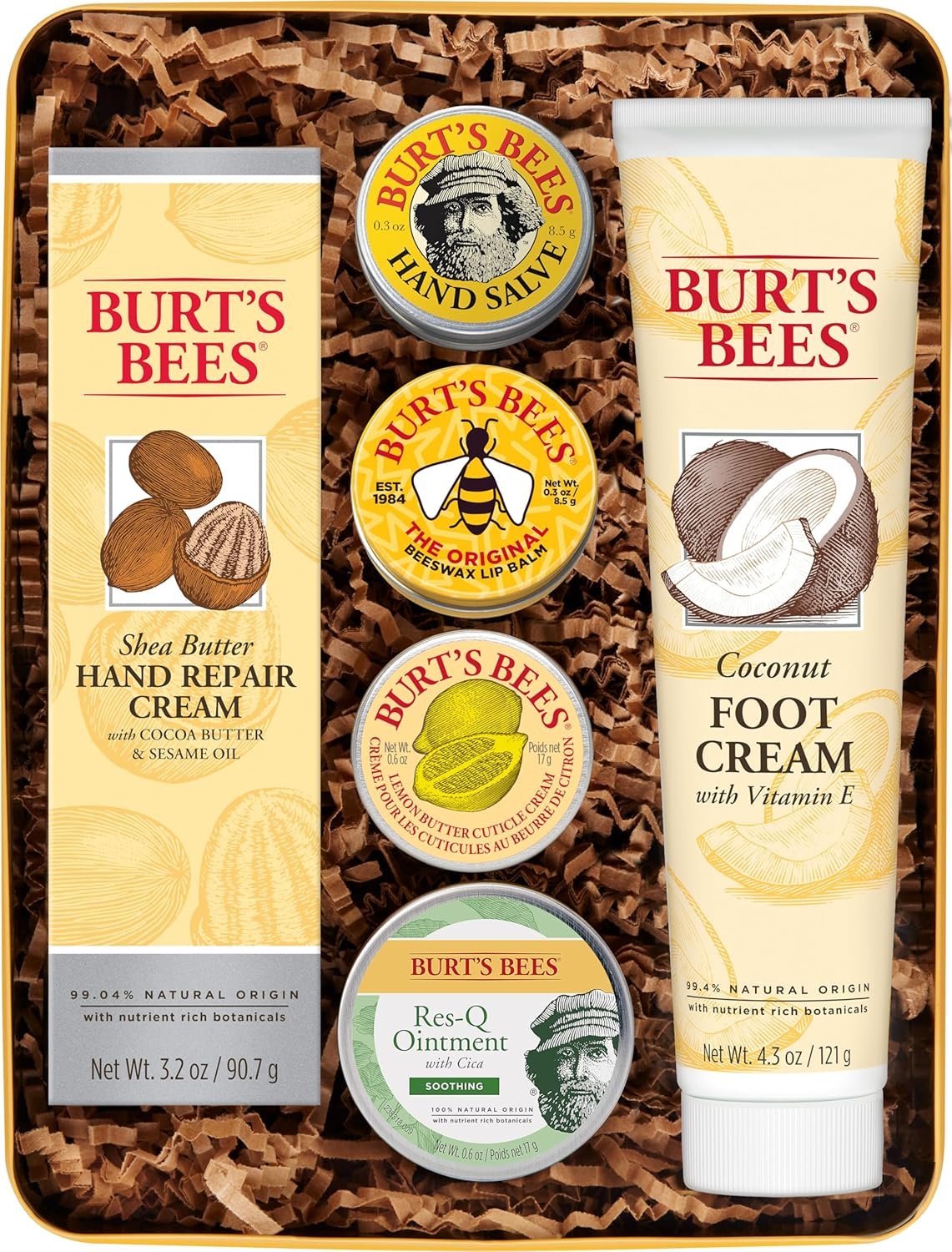 Burt's Bees Christmas Stocking Stuffers Gift Set - 6 Classic Products - Image 2