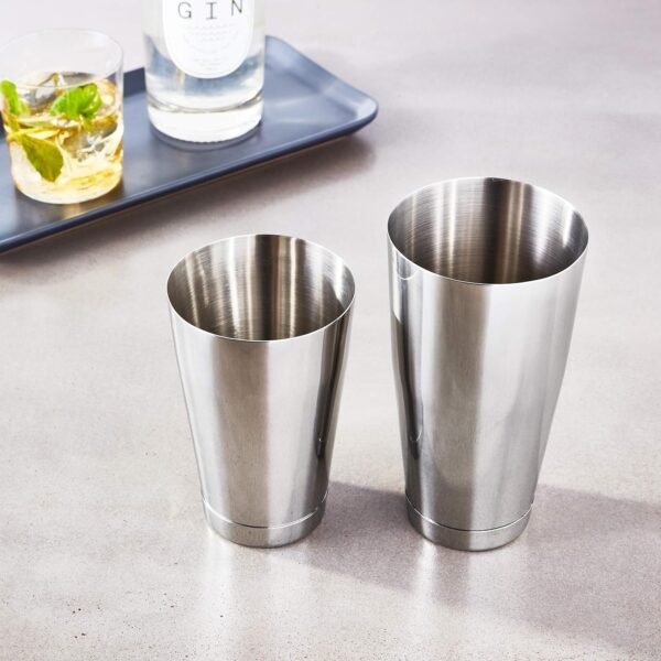 Barfly Shaker Cocktail Tin, Set (18 oz and 28 oz), Stainless Steel,M37009 - Image 10