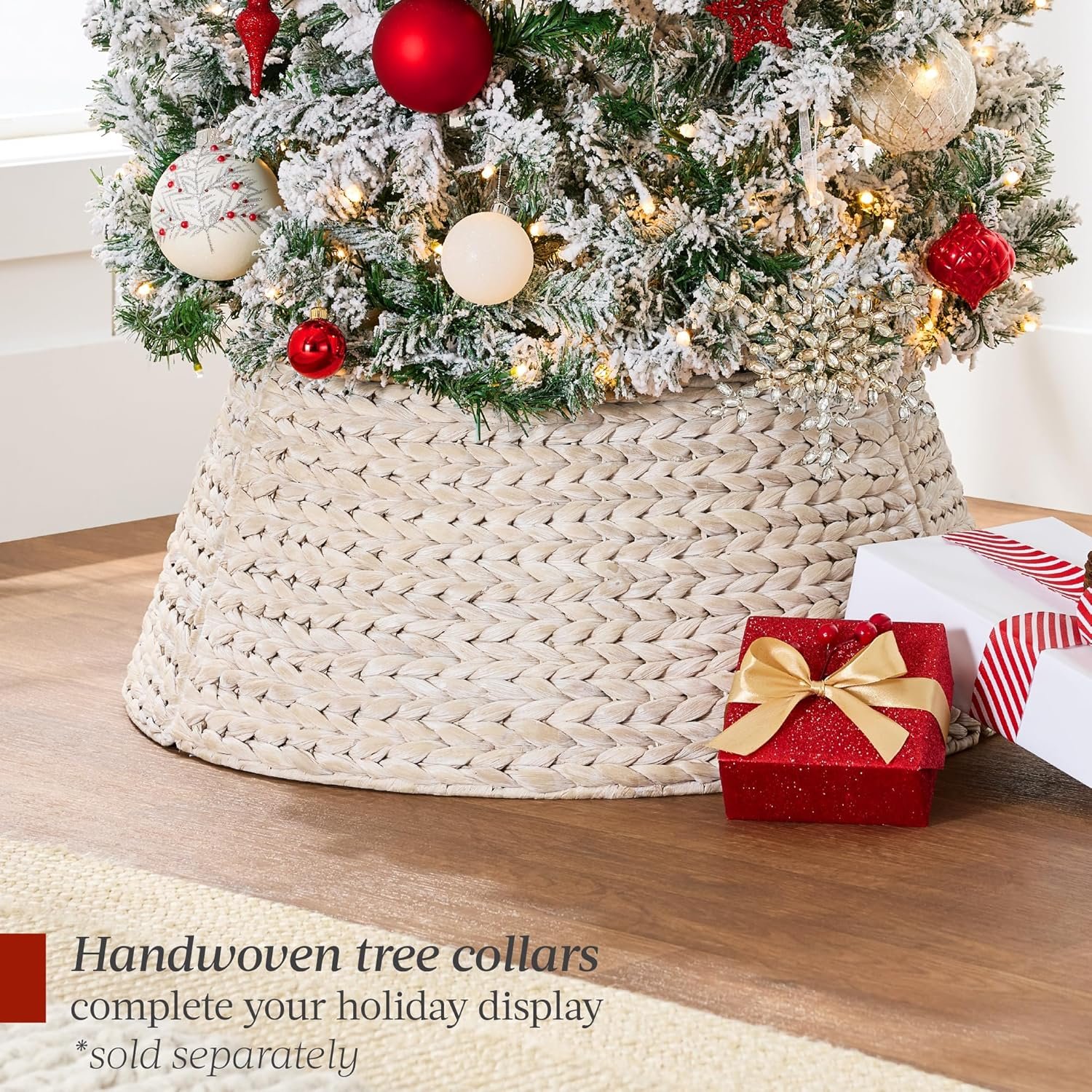 Best Choice Products Flocked Pencil Christmas Tree, Pre-Lit Slim Artificial Holiday Decoration, 6ft Lighted Skinny w/Base, Warm White Lights - Image 8