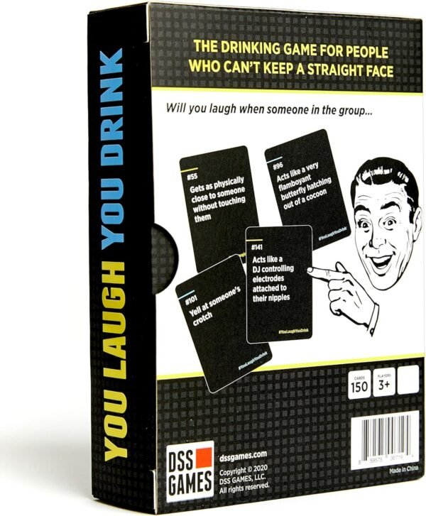 You Laugh You Drink - The Drinking Game for People Who Can't Keep a Straight Face [A Party Game] - Image 3