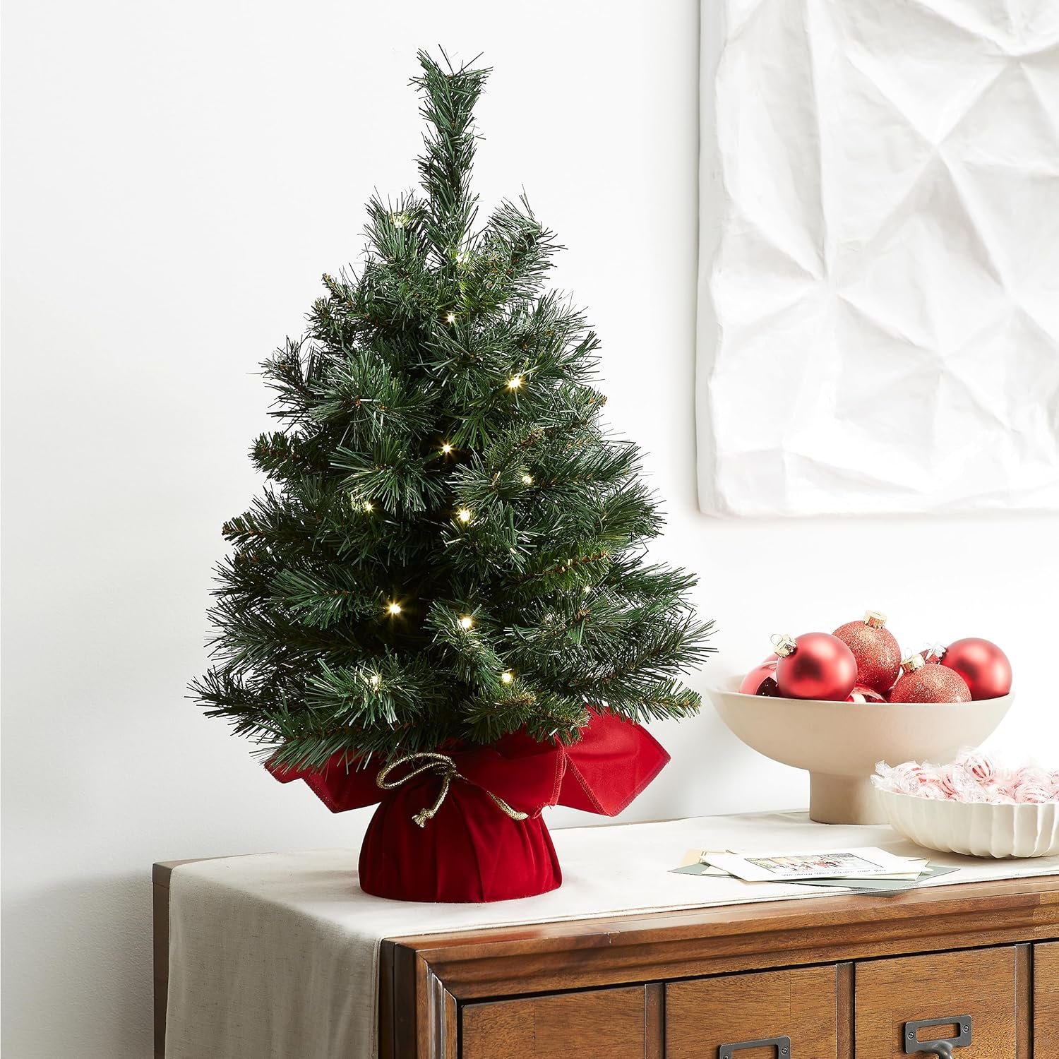 National Tree MJ3-24BGLO-B1 Tree, 24", Green - Image 5