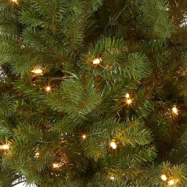 National Tree Company 'Feel Real' Artificial Christmas Tree For Entrances| Includes White Lights and Stand | Hampton Spruce - 3 ft - Image 3