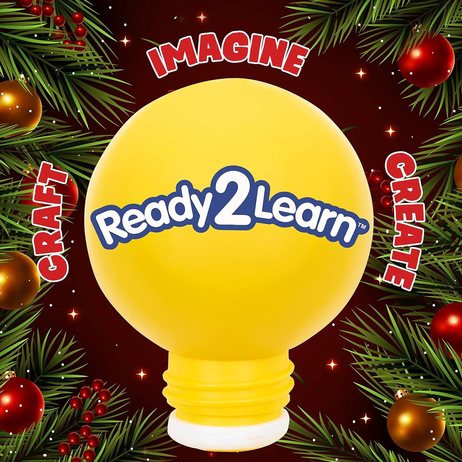 READY 2 LEARN Glitter Foam Stickers - Christmas Shapes - Pack of 168 - Self-Adhesive Stickers for Kids - Glitter Stickers for Holiday Crafting - Image 8