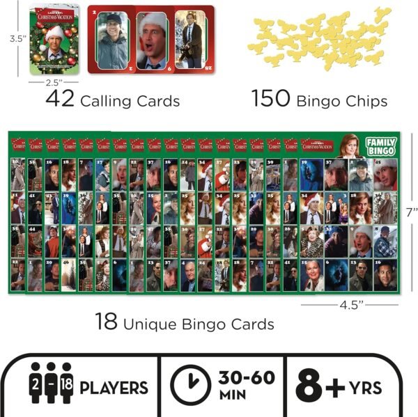 AQUARIUS - Christmas Vacation Family Bingo Game - Image 3