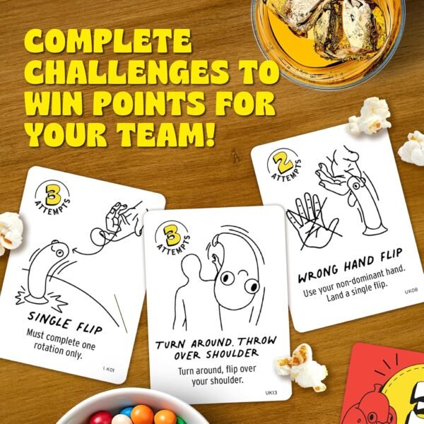 Big Potato Chicken vs Hotdog: The Ultimate Challenge Party Game for Flipping-Fun Families, Board Game for Game Nights - Image 5