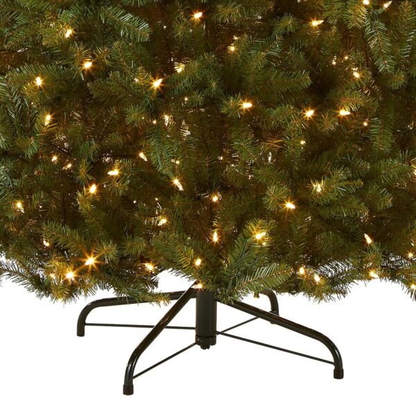 National Tree Company Pre-Lit Artificial Full Christmas Tree, Green, Dunhill Fir, Dual Color LED Lights, Includes Stand, 7.5 Feet, Dual Colored Lights - Image 4