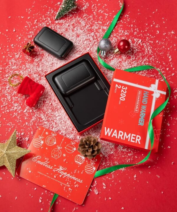 AI Hand Warmers Rechargeable, Reusable Portable Electric Hand Warmer, Fast Intelligent Heating in 1 Second, Gifts for Christmas, Outdoor, Golf, Hunting, Camping Accessories - Image 3