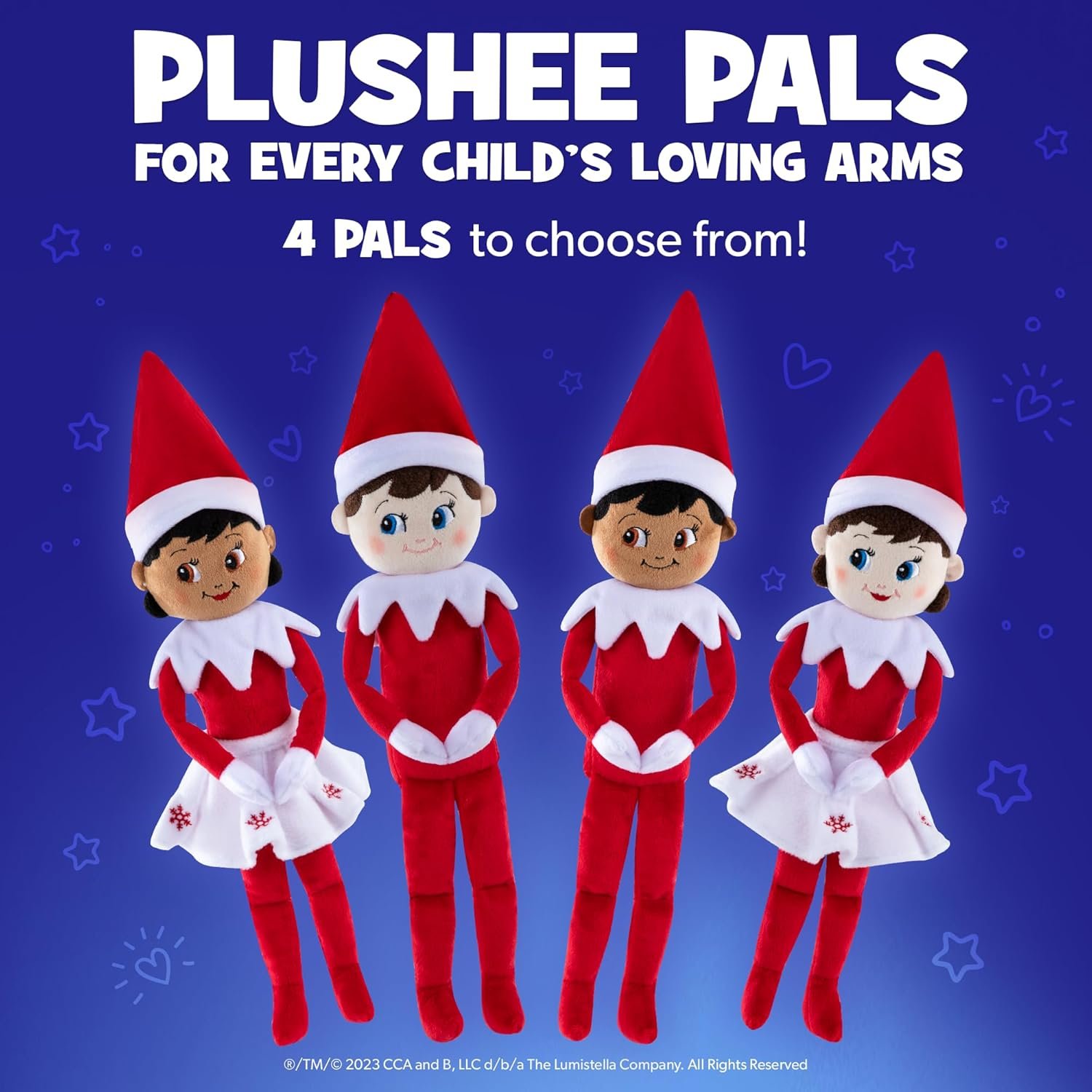 The Elf on the Shelf Plushee Pals - 17-inch The Elf on the Shelf Scout Elf Plush Toys Blue Eyed Boy- Huggable and Lovable Stuffed Elf Plush - Image 7