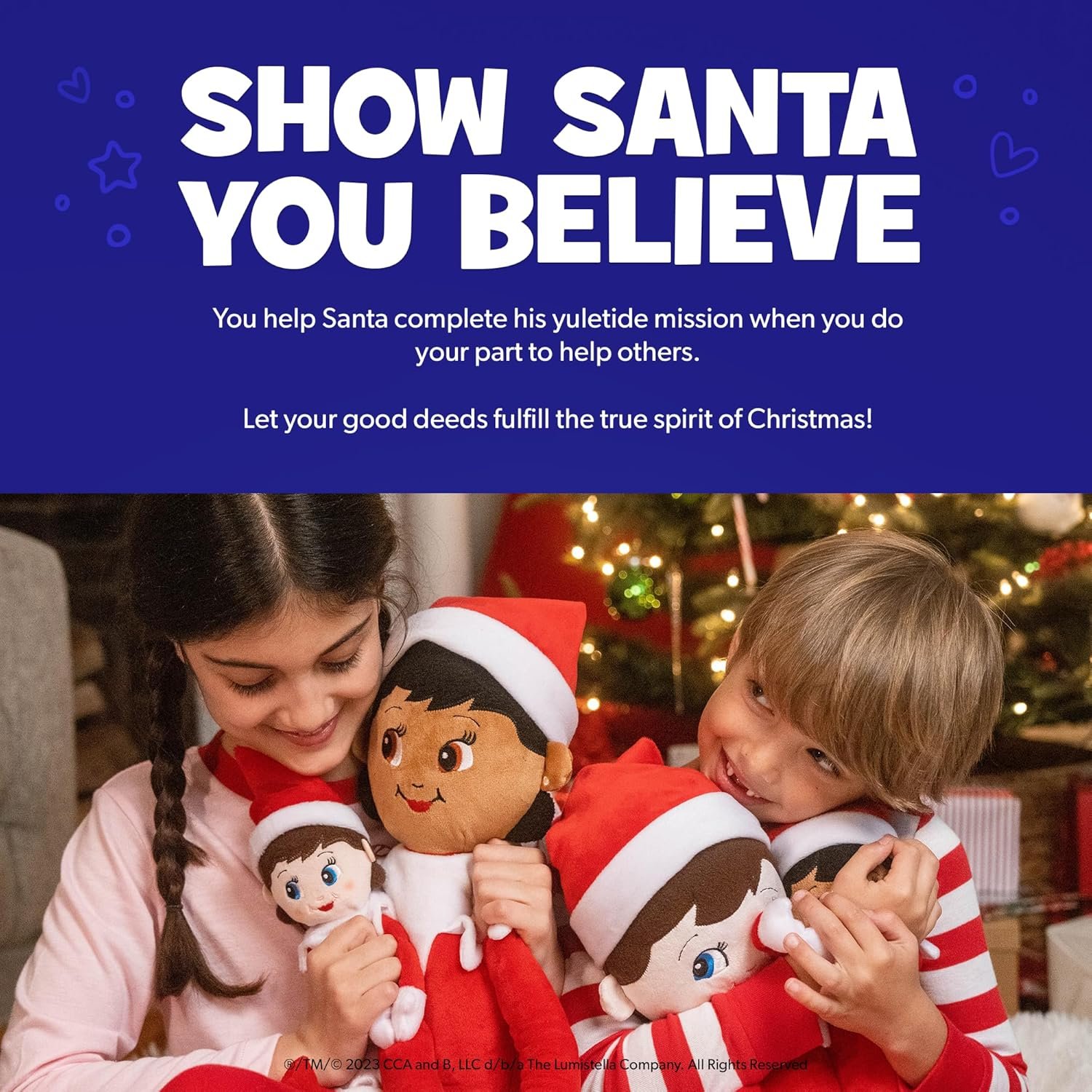The Elf on the Shelf Plushee Pals - 17-inch The Elf on the Shelf Scout Elf Plush Toys Blue Eyed Boy- Huggable and Lovable Stuffed Elf Plush - Image 10