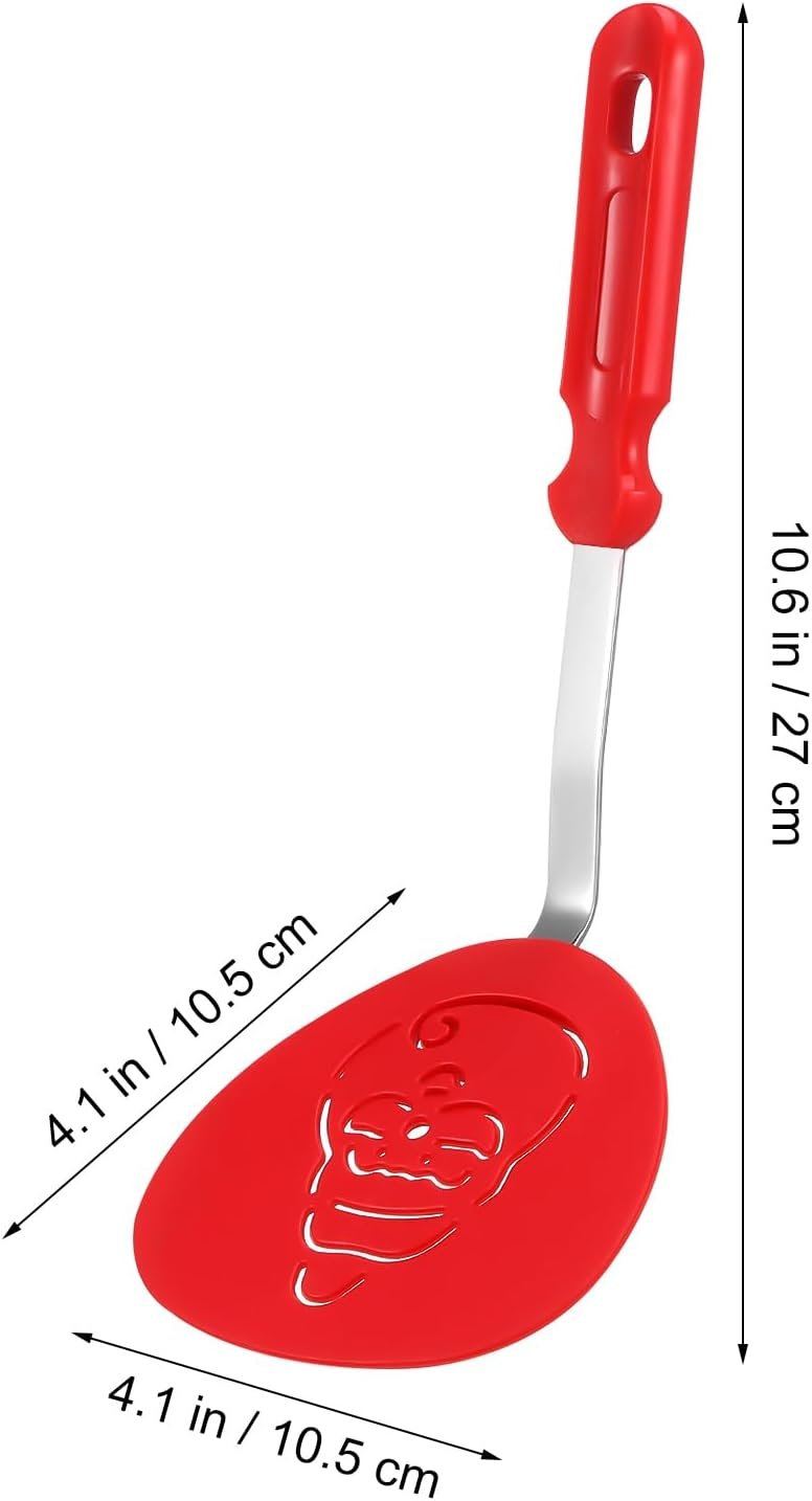 DOITOOL 3 Pcs Christmas Spatula,Silicone Spatula Cooking Spatula Kitchen Turner Spatulas Cooking Utensils,Non-Stick Kitchen Utensils for Christmas Party - Image 4