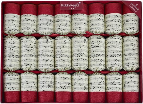Robin Reed Handbell Musical Party Favors - Set of 8 Christmas Favors containing Metal Handbells (not Whistles) Sheet Music for Playing Your own Holiday Tunes. - Image 2
