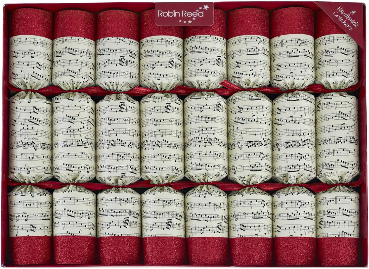 Robin Reed Handbell Musical Party Favors - Set of 8 Christmas Favors containing Metal Handbells (not Whistles) Sheet Music for Playing Your own Holiday Tunes. - Image 2