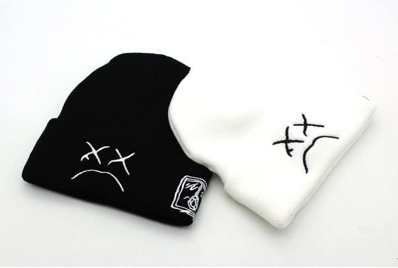 Fashion Autumn Winter Warm Beanie Hats Embroidery Cotton Caps Men Women Knitted Hip Hop Hats - Image 3