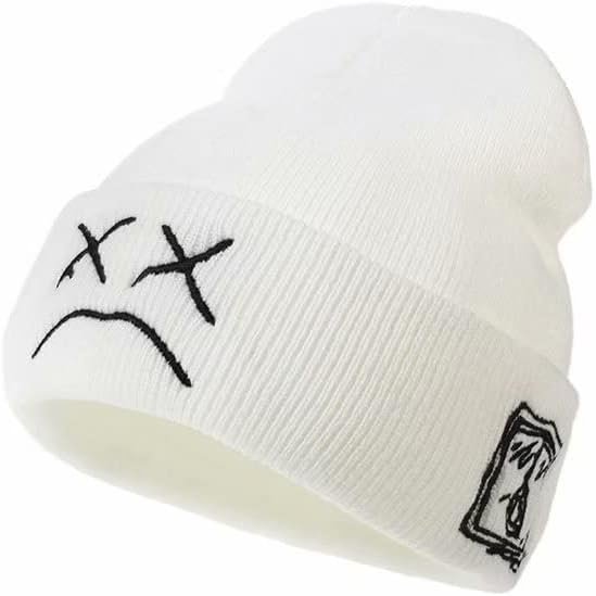 Fashion Autumn Winter Warm Beanie Hats Embroidery Cotton Caps Men Women Knitted Hip Hop Hats - Image 2
