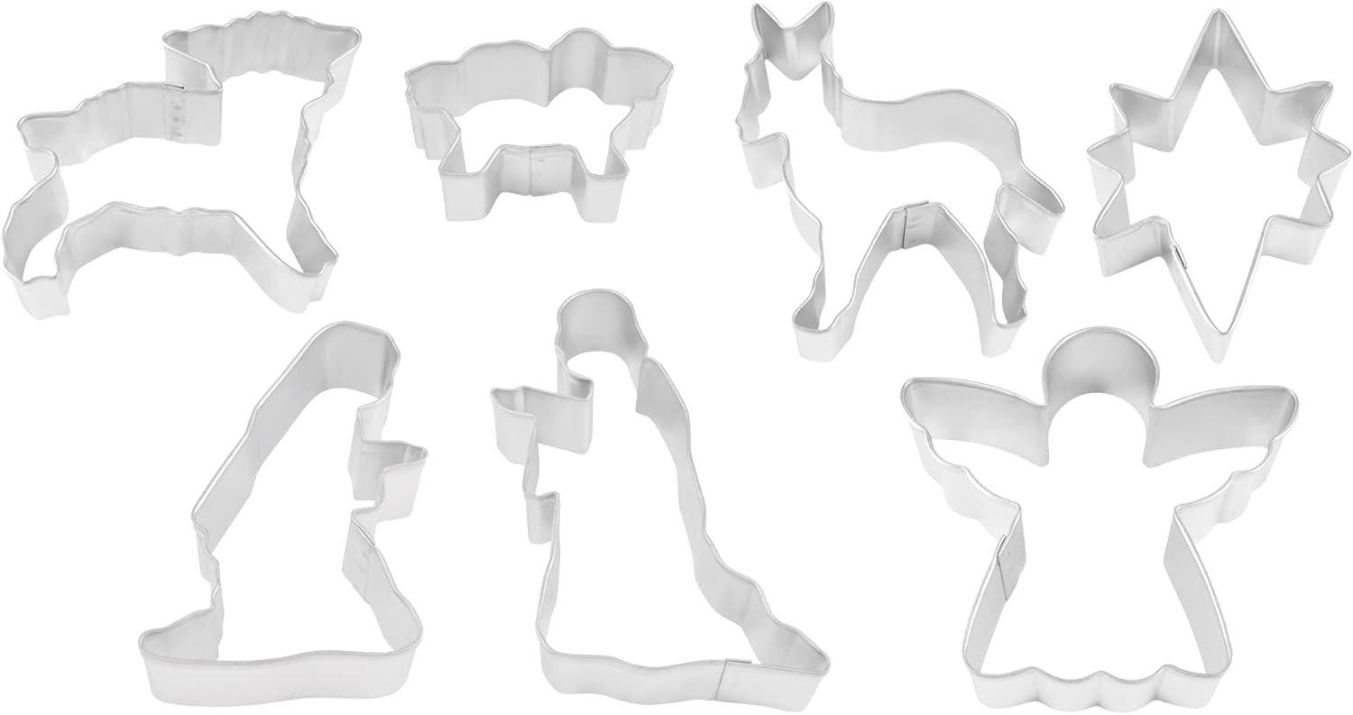 R & M International Christmas Nativity Set Cookie Cutter, One Size, Gray - Image 4