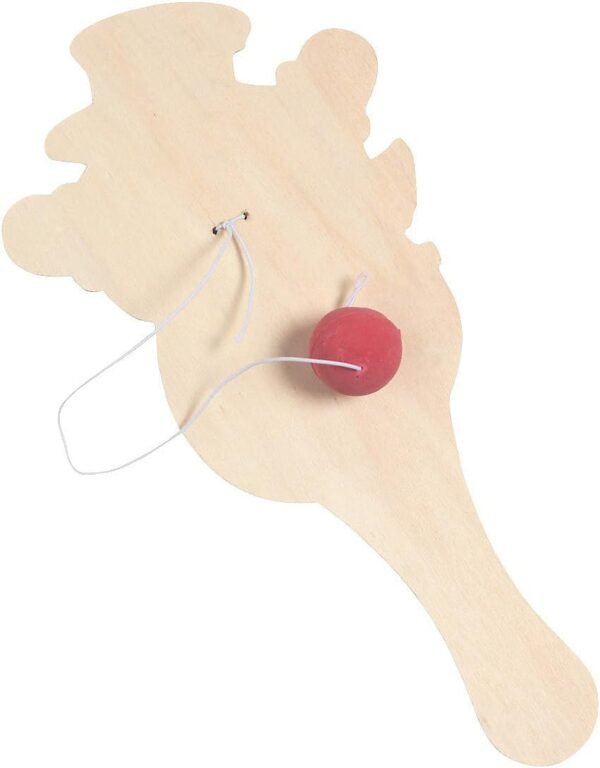 Snowman Paddle Ball Games - Set of 12 - Christmas Toy Game and Stocking Stuffer - Image 3