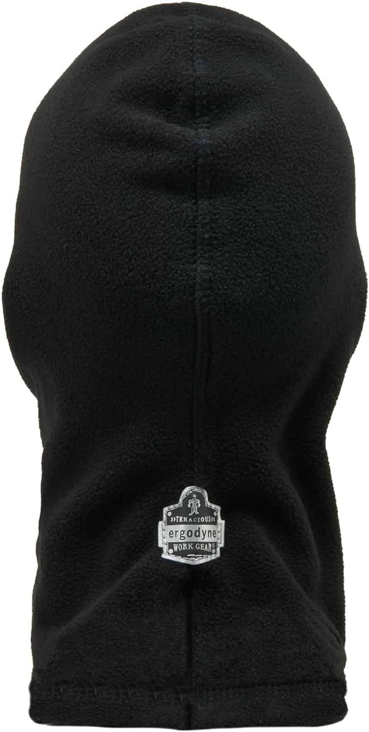 Balaclava, Winter Face Mask, Thermal Black Fleece, Ergodyne N-Ferno 6821 - Image 10