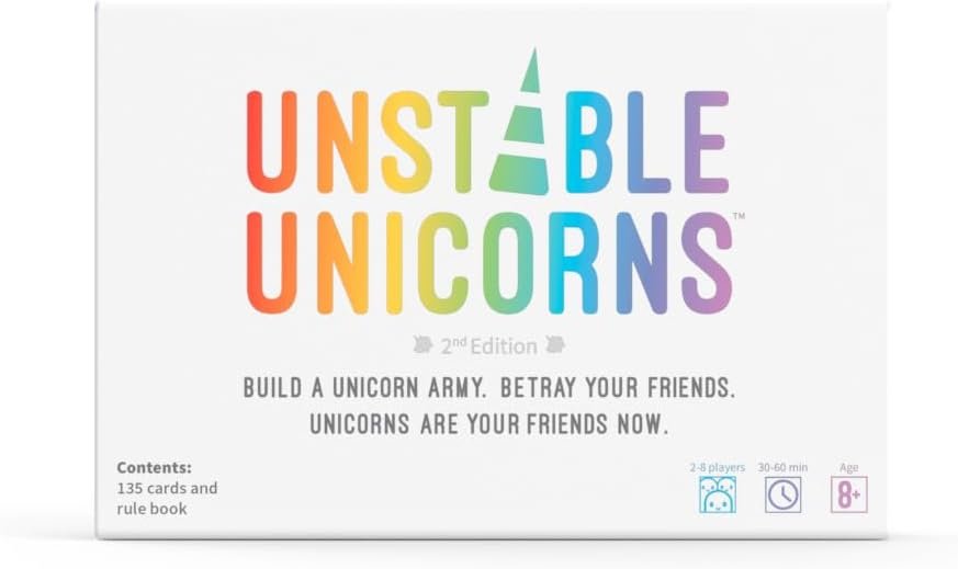Unstable Games - Unstable Unicorns Base Game - Competitive Award-Winning Card Game For Kids, Teens, Adults - 2-8 Players, Easy, Quick - Image 3