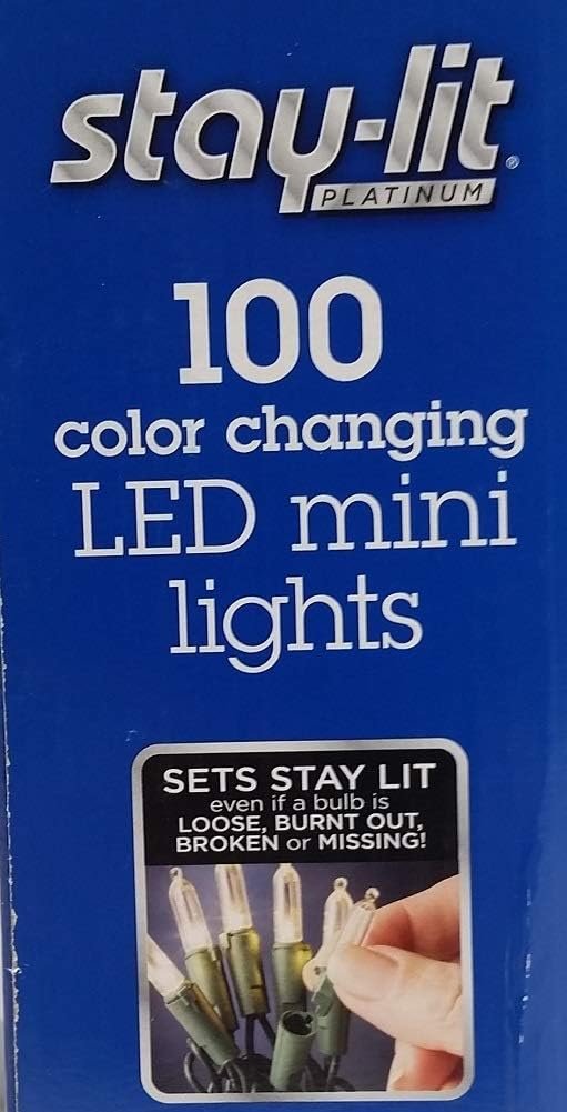 Sylvania Platinum 100-Count Color Changing LED Mini Dual Lights (33 ft. Length) (2 Pack) - Image 5