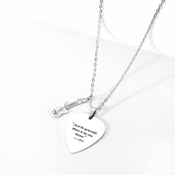 COTATI Quotes Guitar Pick Necklace Outfits Jewelry Accessories Inspired Fans Gift Merch - Image 5