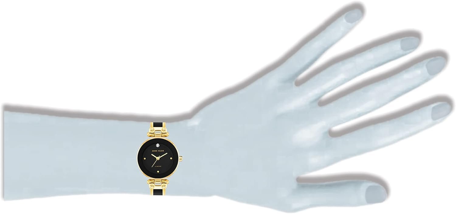 Anne Klein Women's Genuine Diamond Dial Bangle Watch - Image 4
