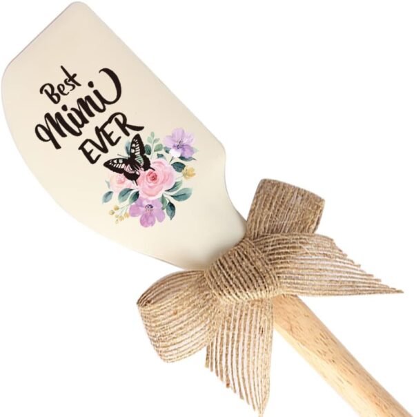 Best Mimi Ever Funny Silicone Spatula, Funny Baking Tool, Modern Farmhouse Kitchen Decor, Gift for Chef, Mimi, Lovers, Mom, Thanksgiving, Christmas Gifts - Image 2