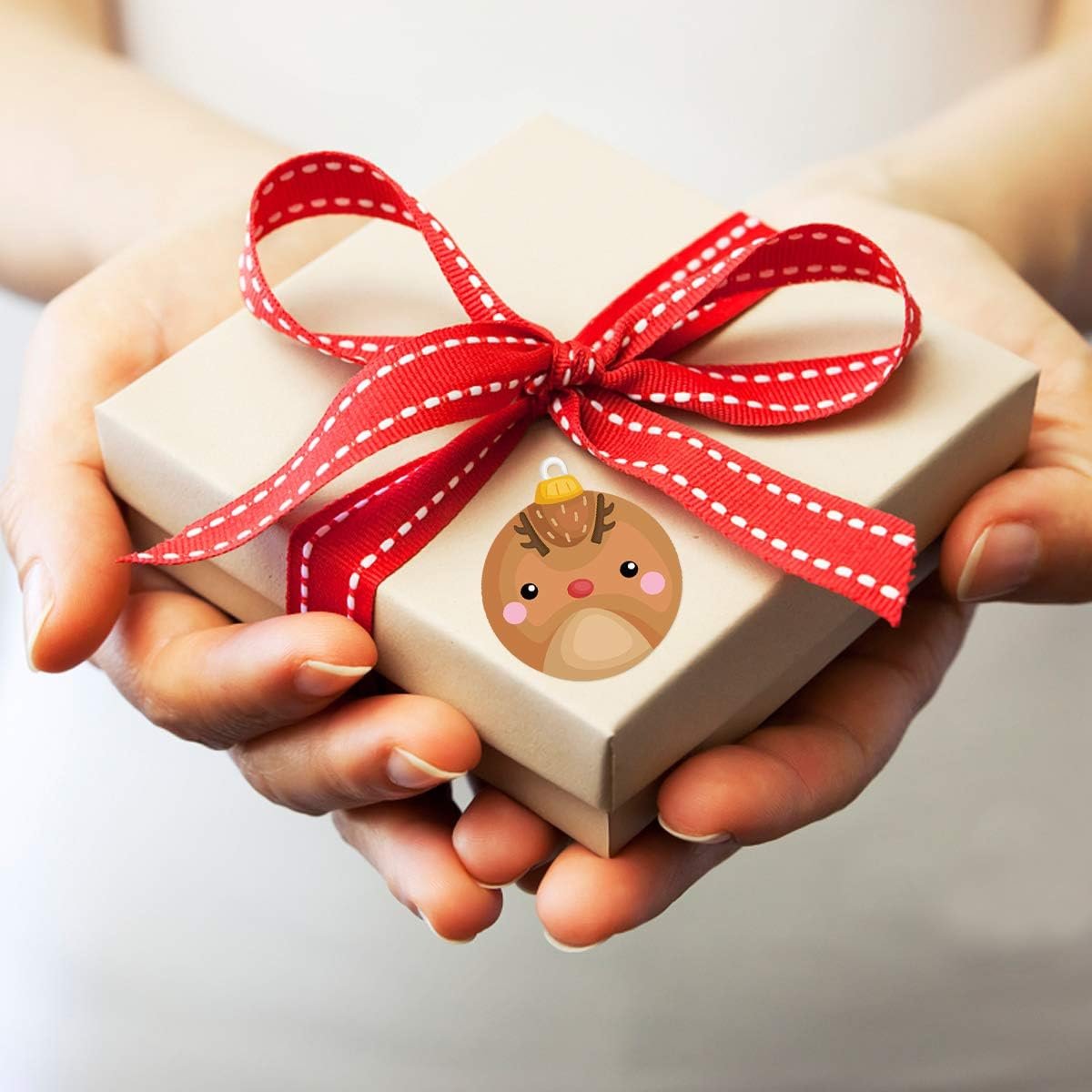 Ornament Stickers Christmas Roll Sticker for Kids Christmas Cards Envelopes Seal Gift Tags 500Pcs - Image 7