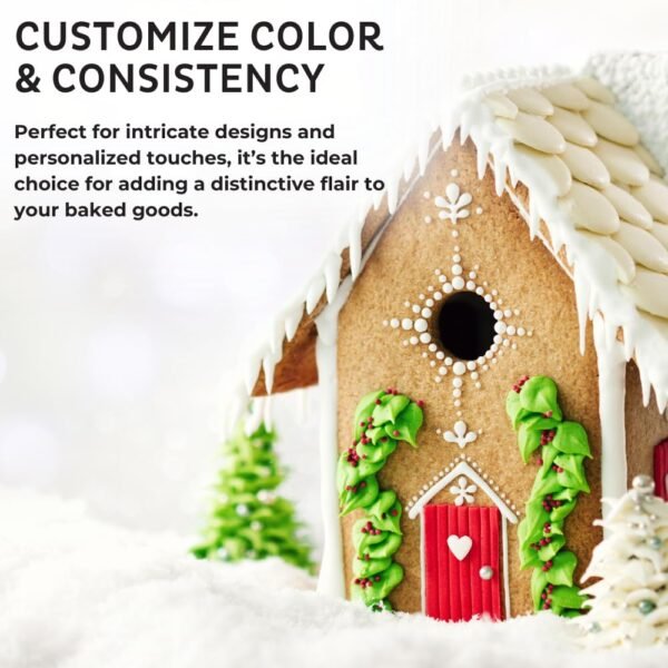 Chefmaster Premium Holiday Royal Icing Mix, Decorating Cookies, Making Cake Decorations, Extra Smooth & Versatile, Just Add Water, Non-GMO, Made in USA, 16 oz - Image 8